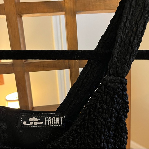 black smocked bodice mini dress (S/M) - UPFront brand - Picture 5 of 14